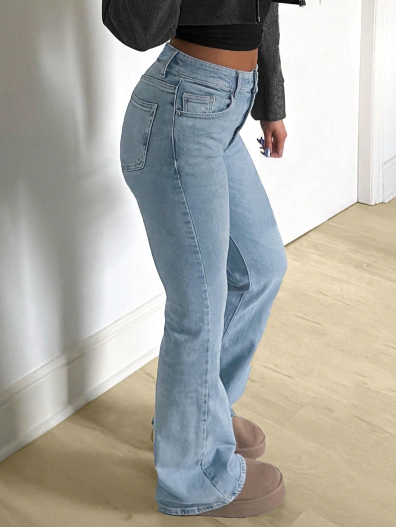 NIEBIESKIE SPODNIE JEANS 
