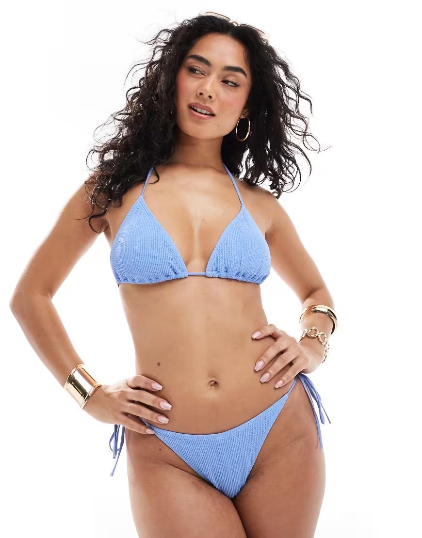 NIEBIESKA GÓRA OD BIKINI TEKSTURA