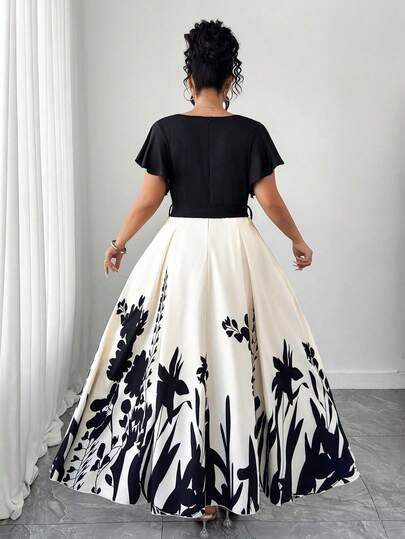 MAXI SUKIENKA PRINT