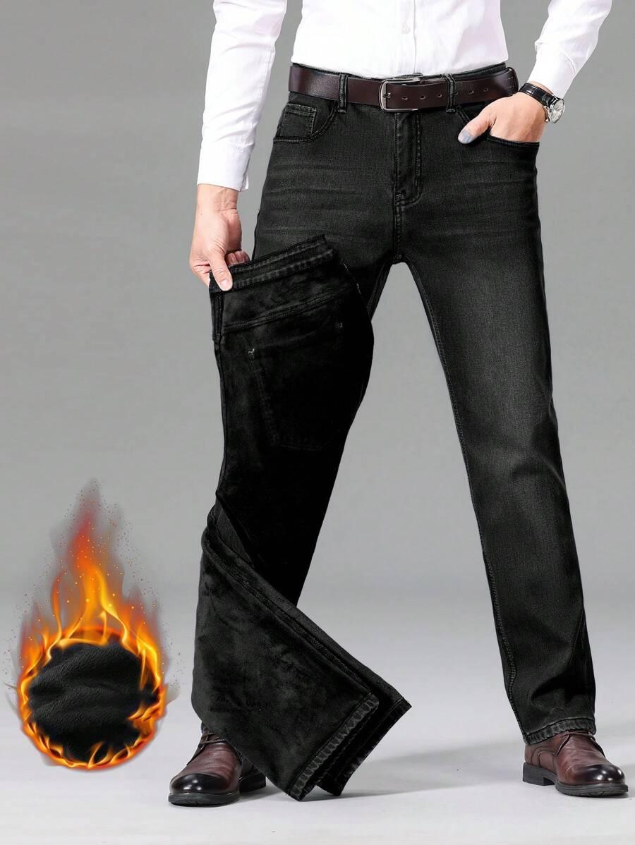 CZARNE SPODNIE JEANS