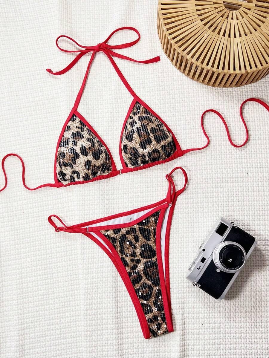 dół od bikini animal print