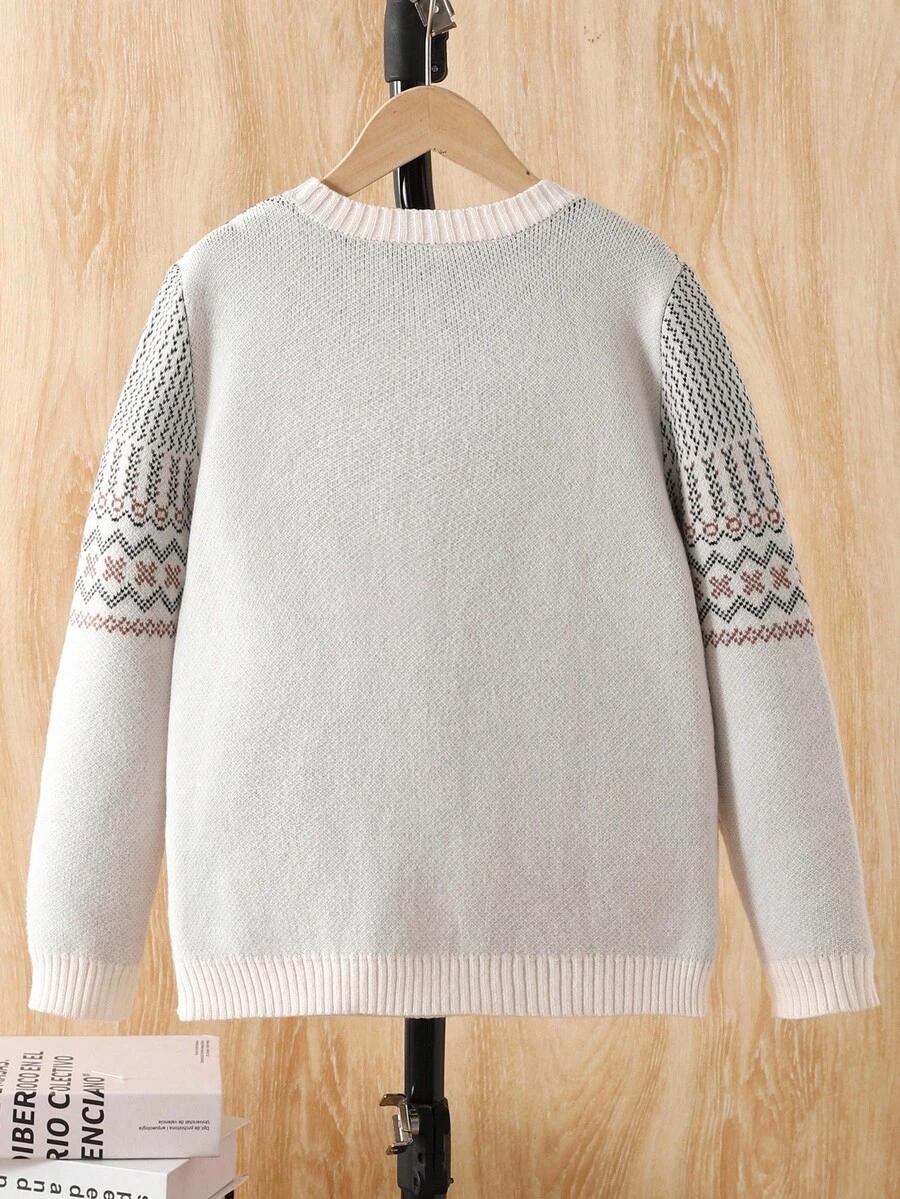 SWETER OKRĄGŁY DEKOLT