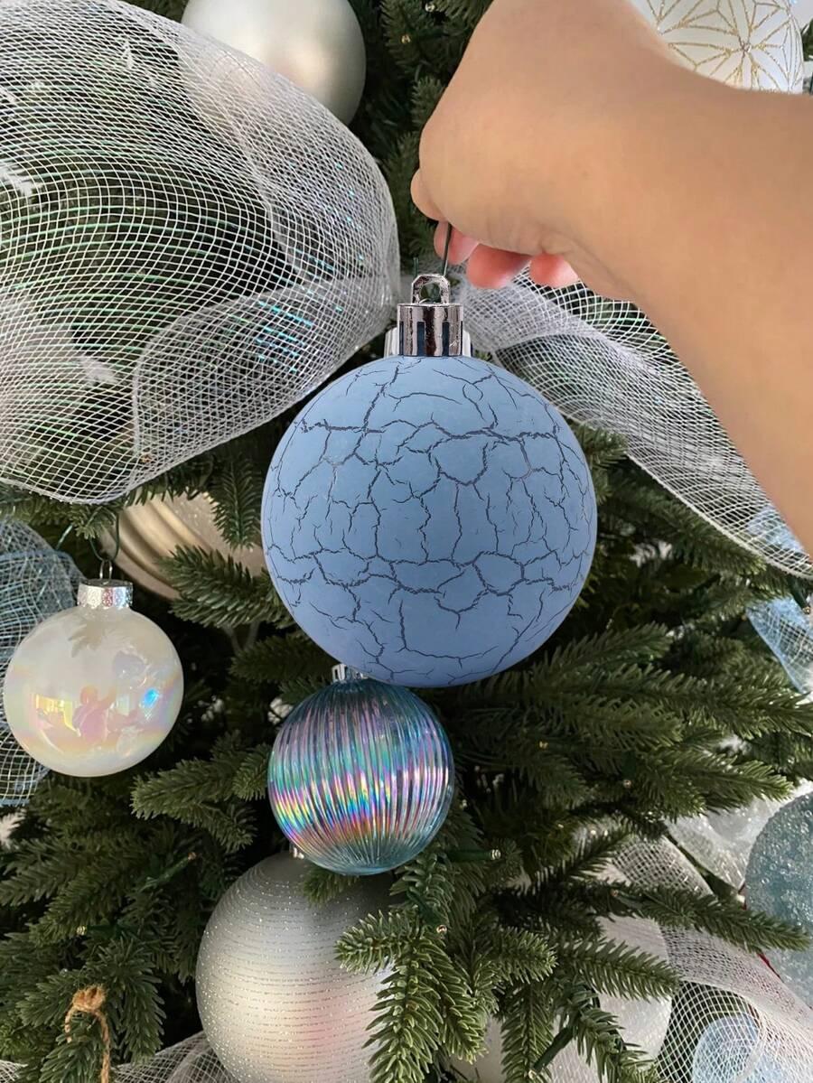 niebieskie bombki 16szt.