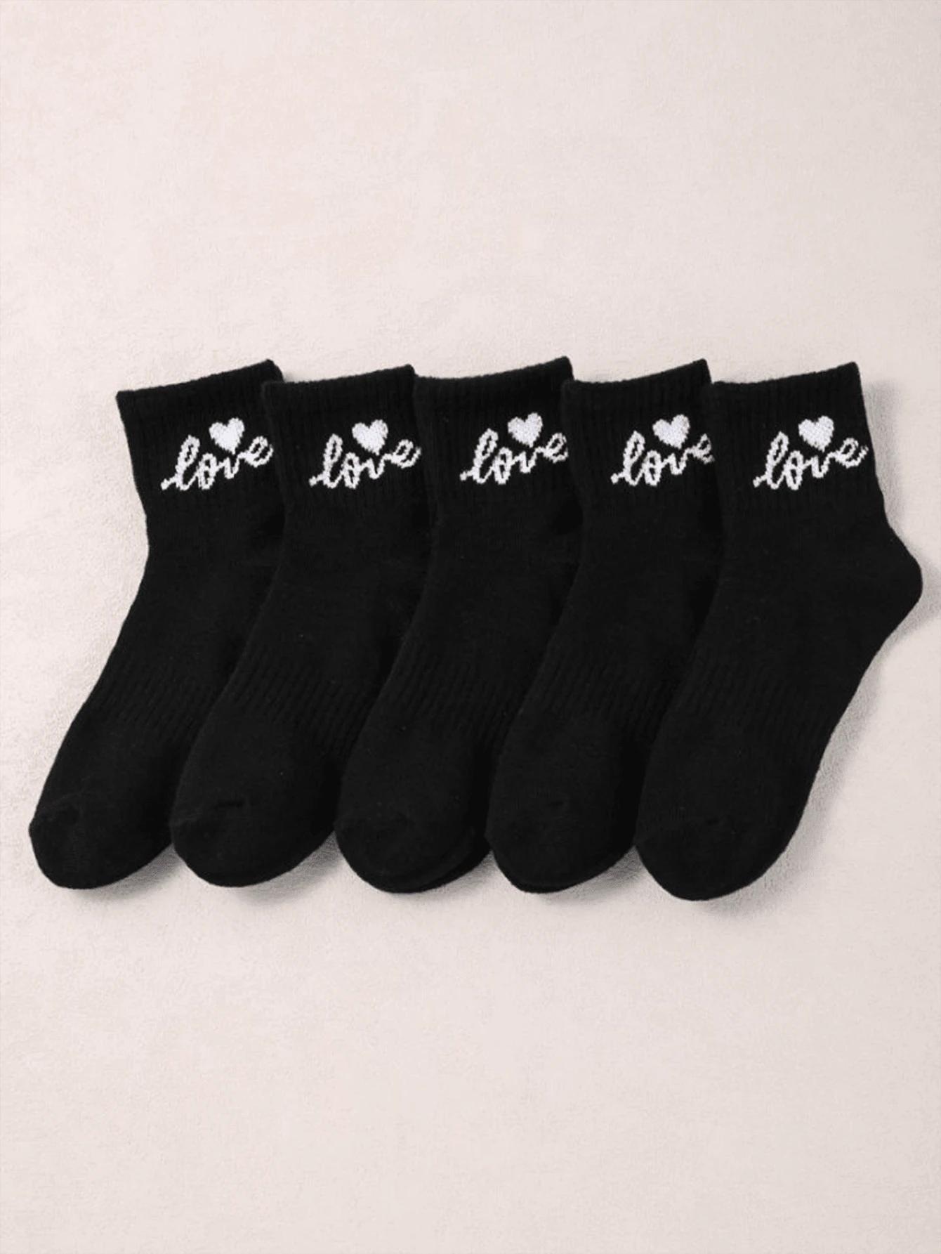 czarne skarpetki 5-pack 