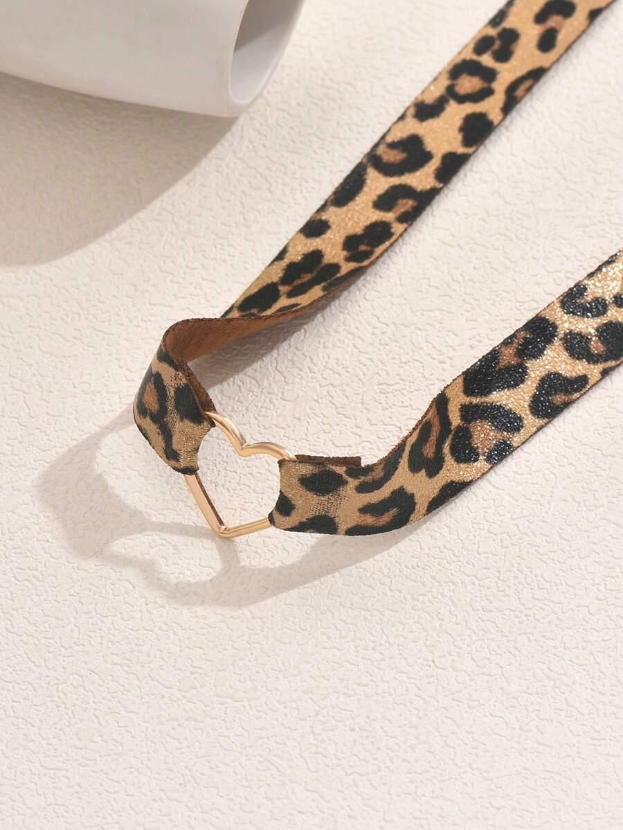 choker animal print 
