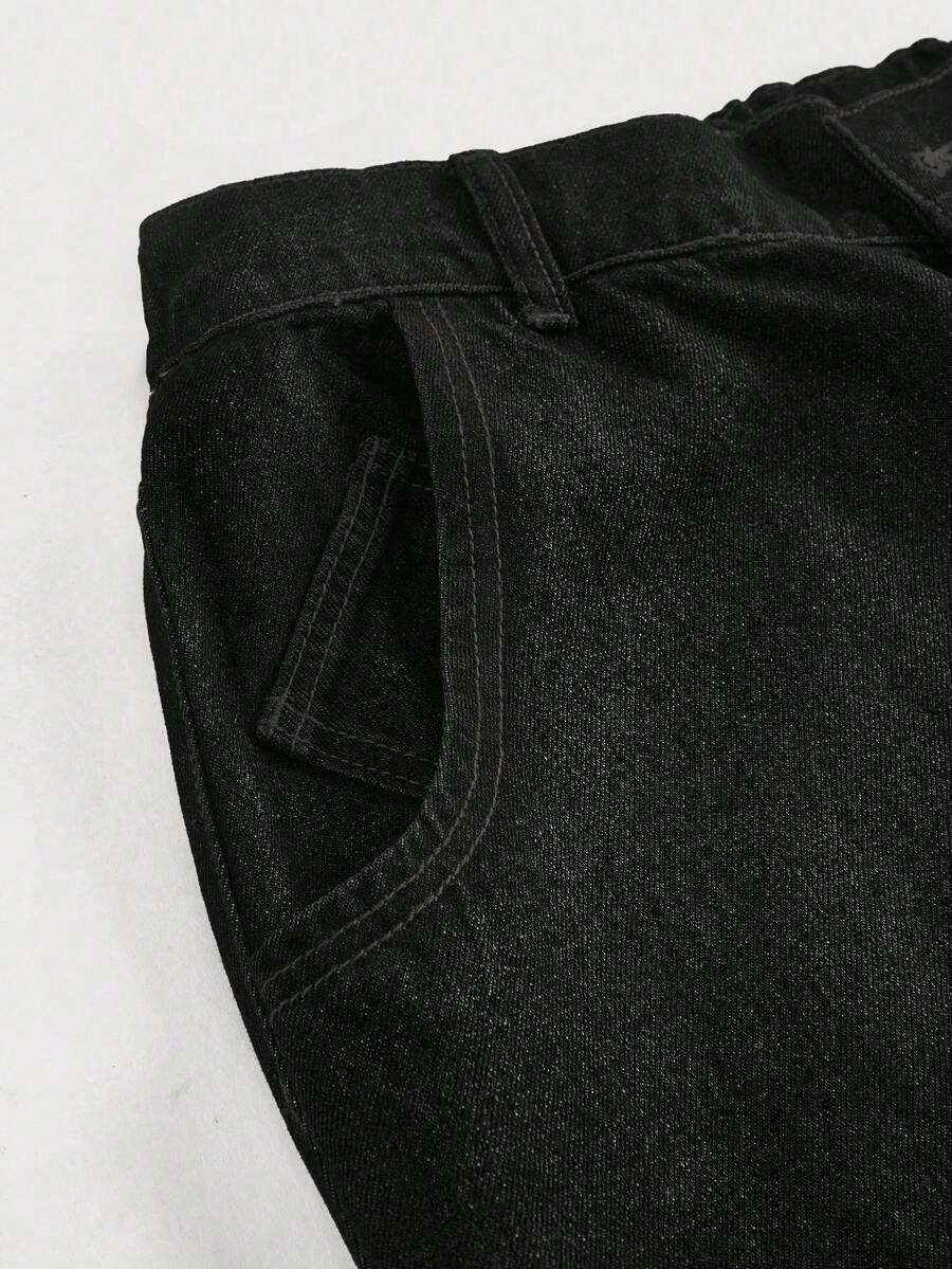 czarne spodnie jeans