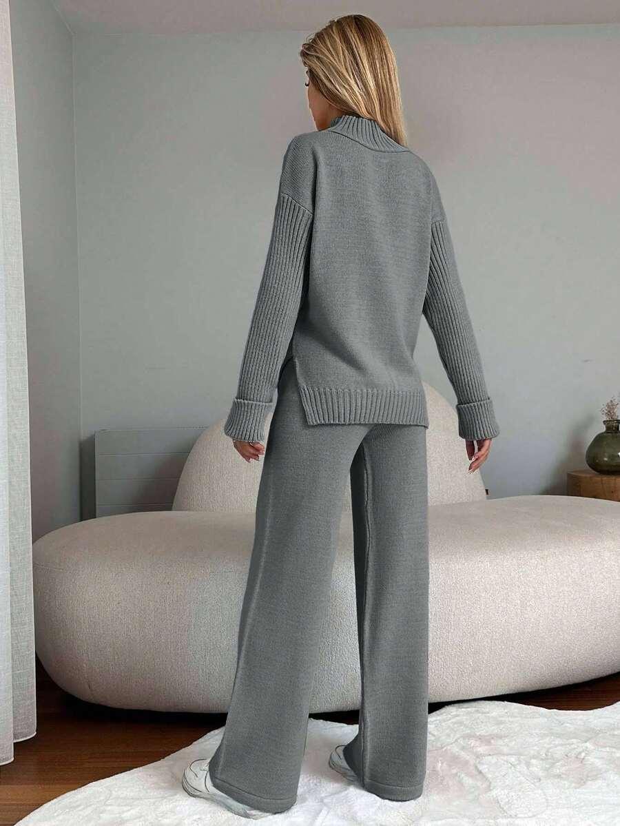 KOMPLET SWETER SPODNIE 
