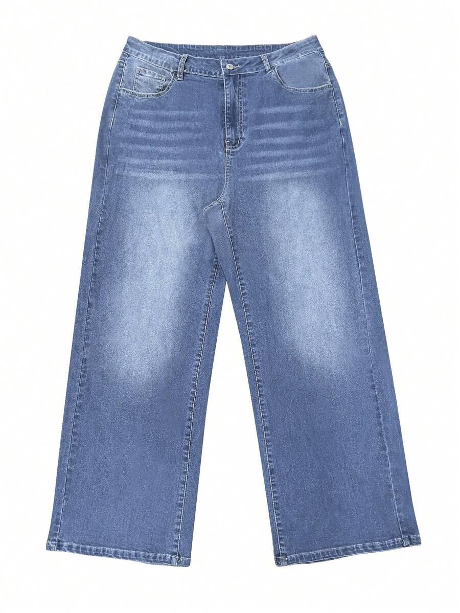 NIEBIESKIE SPODNIE JEANS 