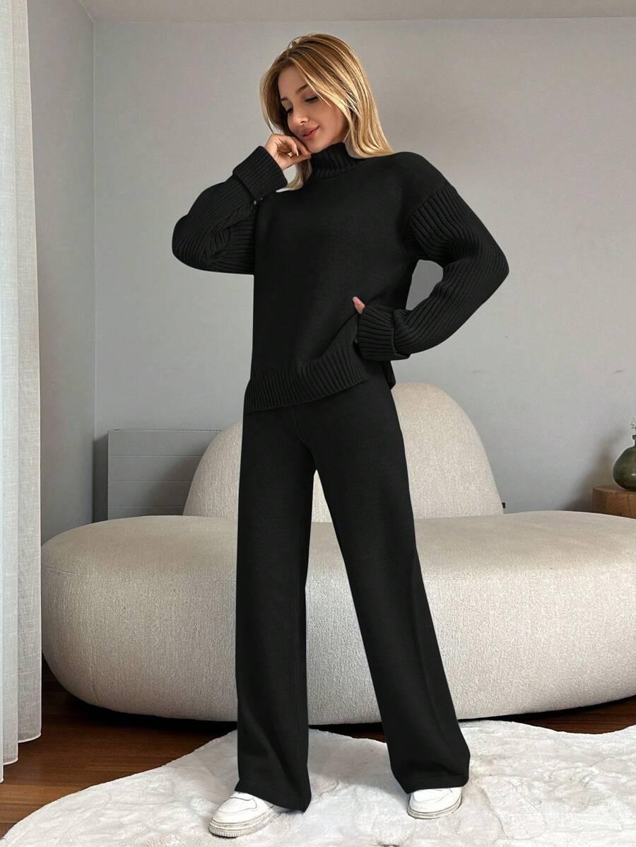 spodnie sweter komplet