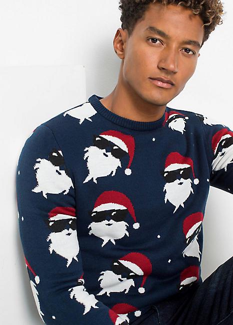 sweter wzór świąteczny