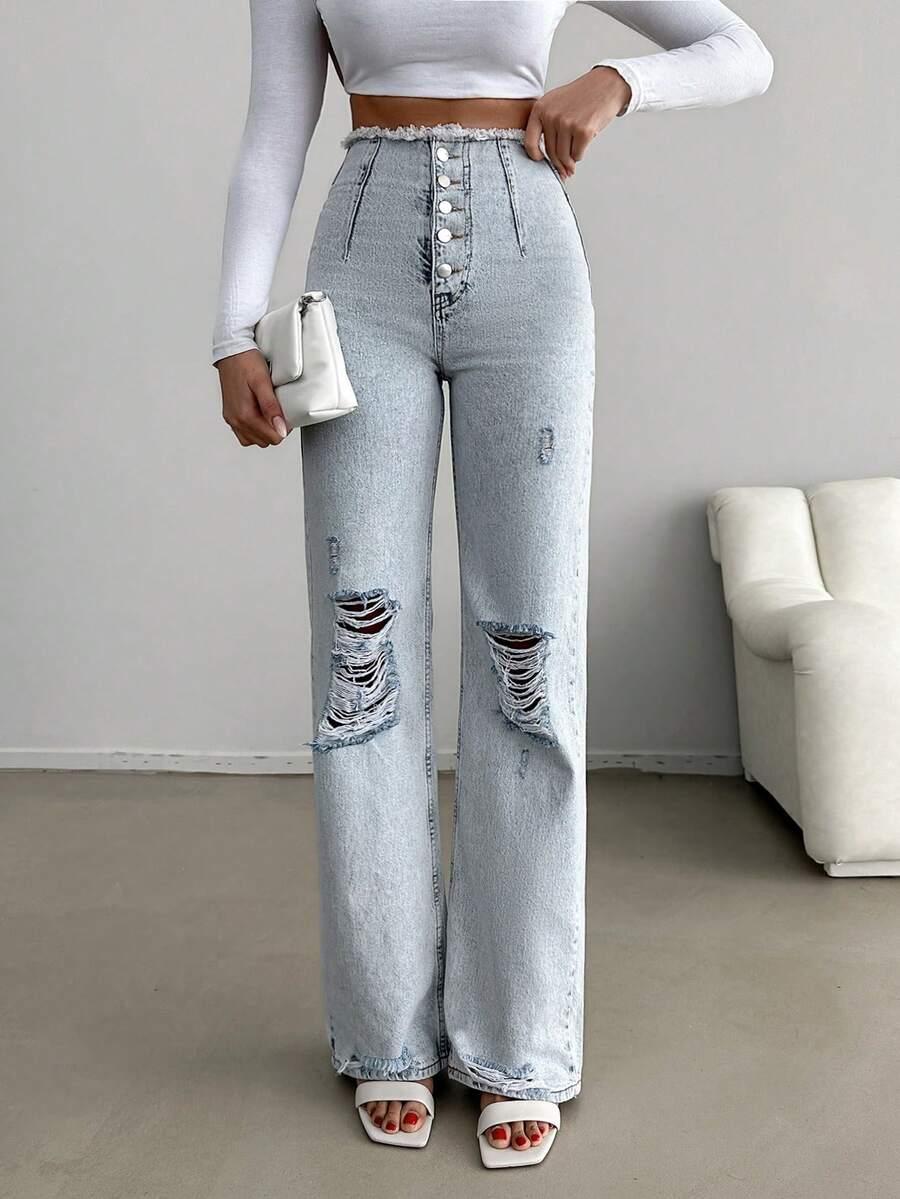 spodnie jeans prosta nogawka