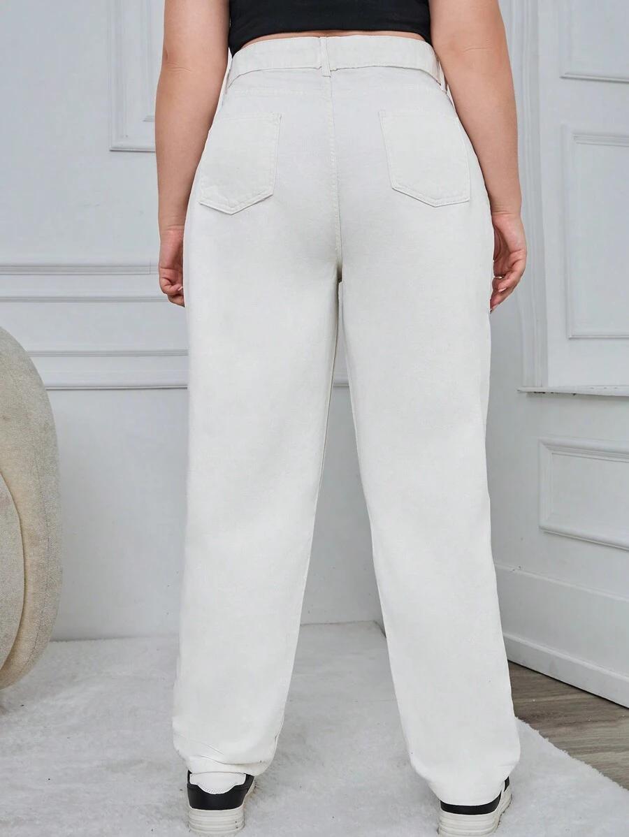 białe spodnie jeans
