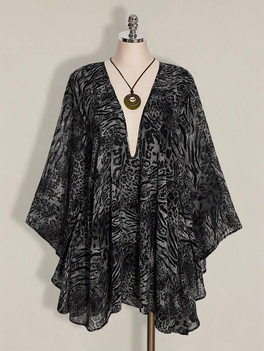 sukienka animal print