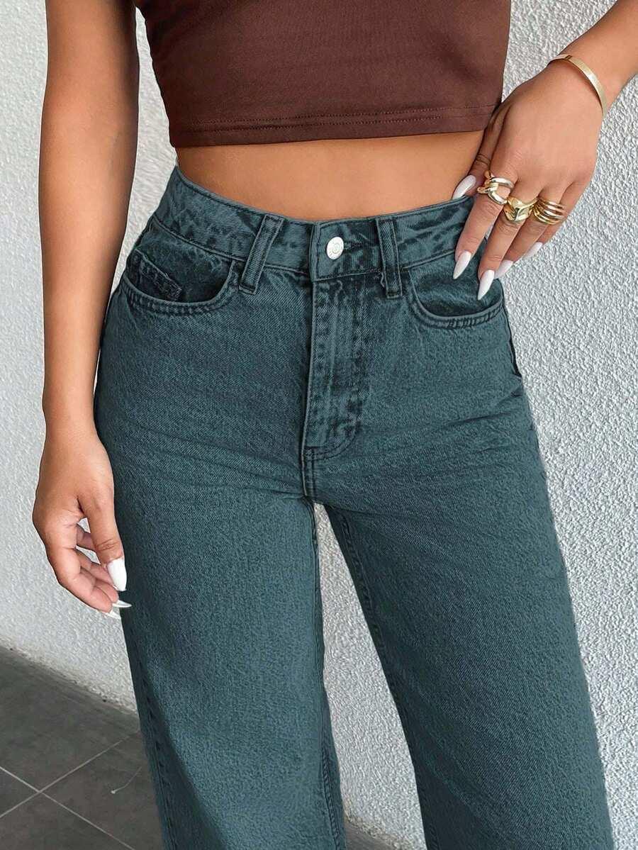 spodnie jeans prosta nogawka