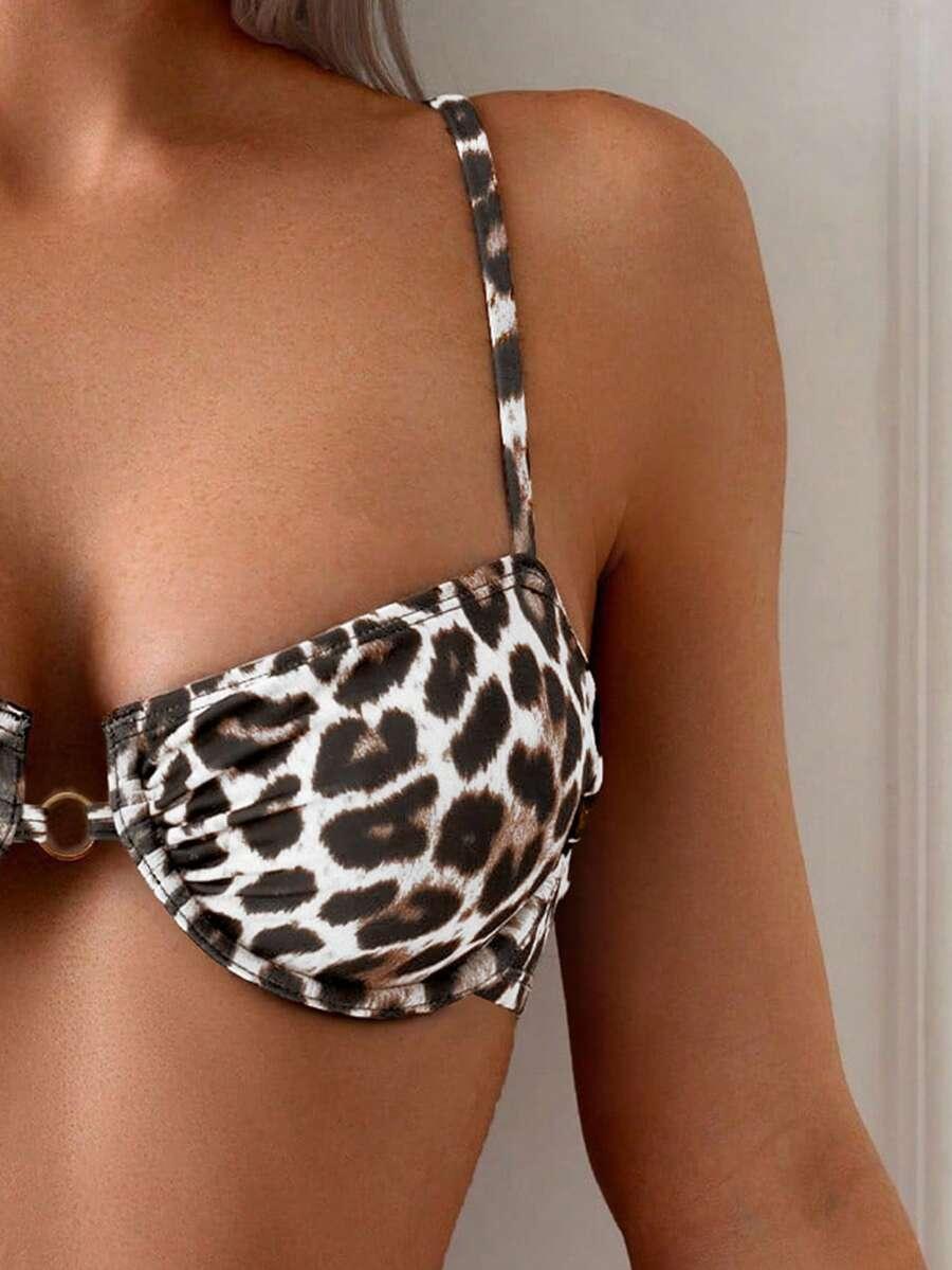 DWUCZĘŚCIOWY STRÓJ KĄPIELOWY ANIMAL PRINT