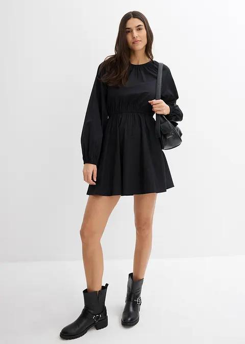 czarna mini sukienka