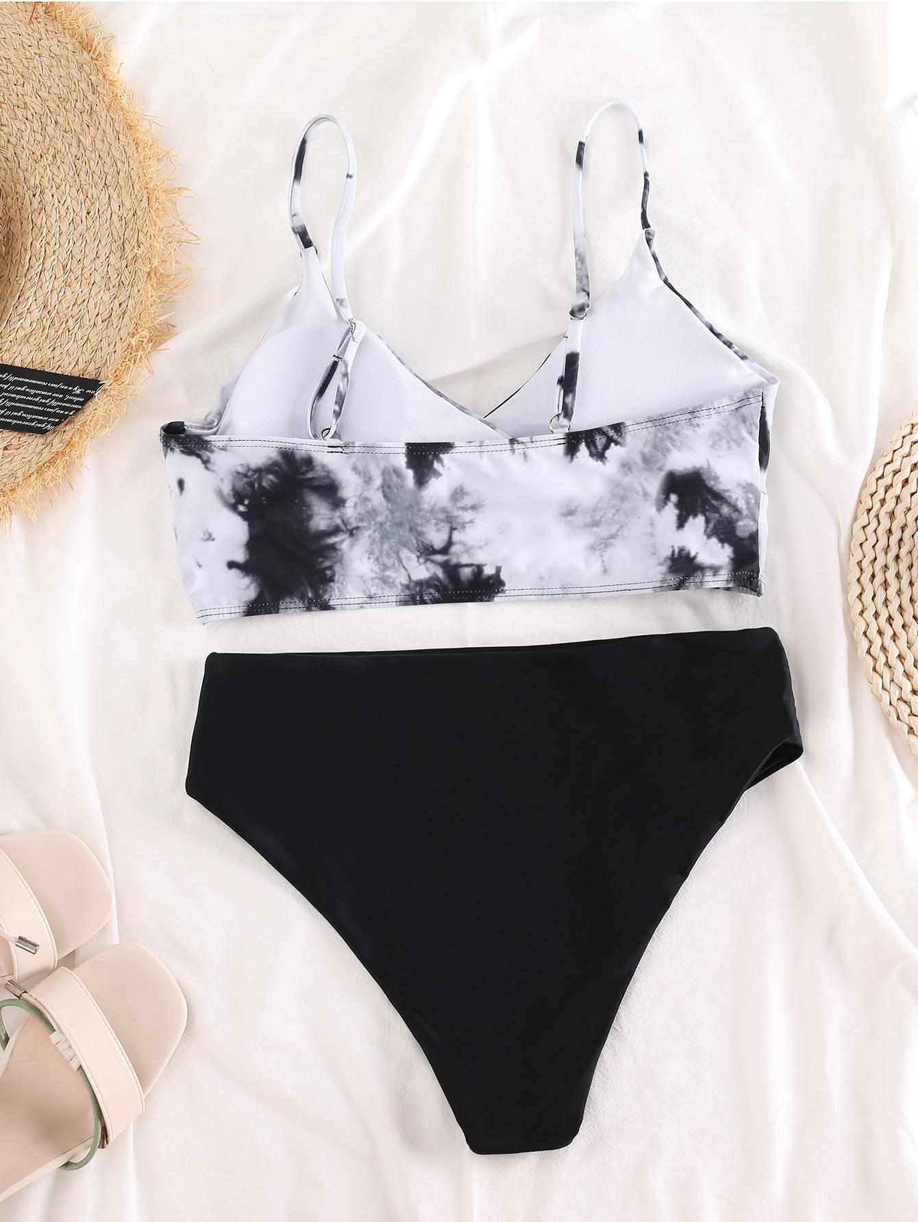 czarny dół od bikini