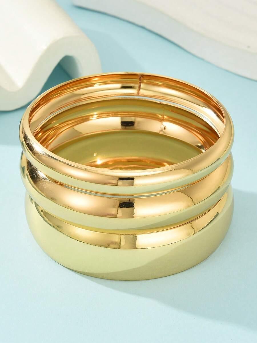 złota bransoletka 3-pack
