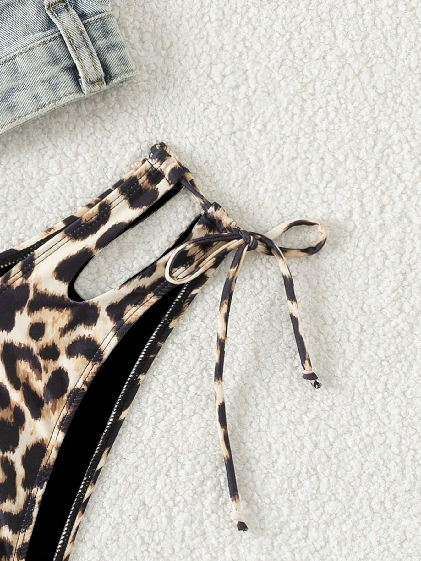 DÓŁ OD BIKINI ANIMAL PRINT 