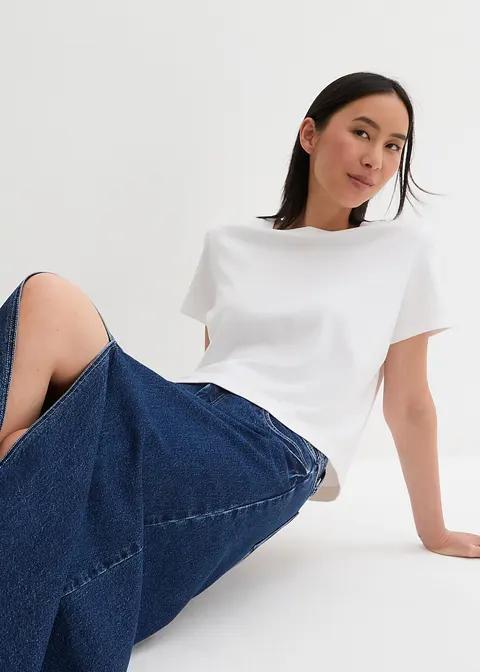 NIEBIESKA MAXI SPÓDNICA JEANS 