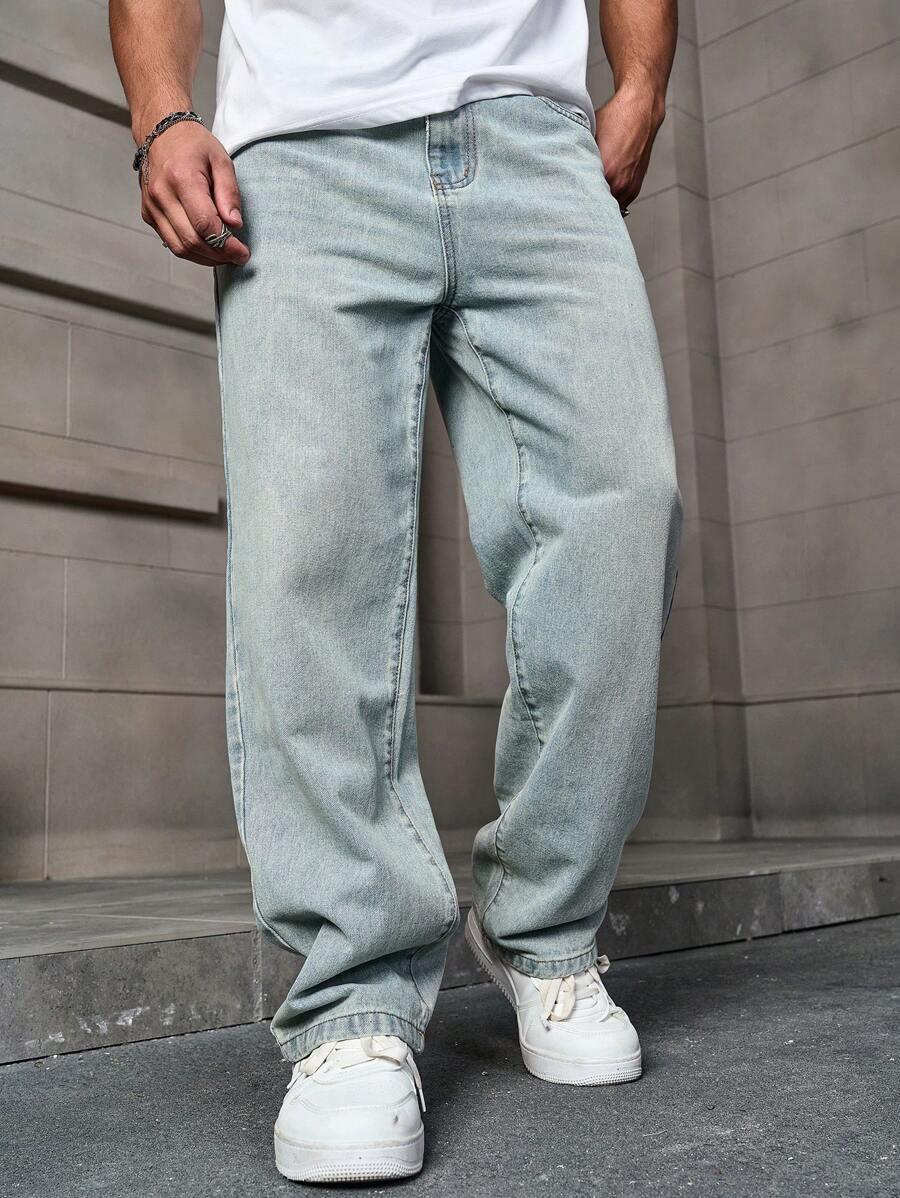 proste spodnie jeans