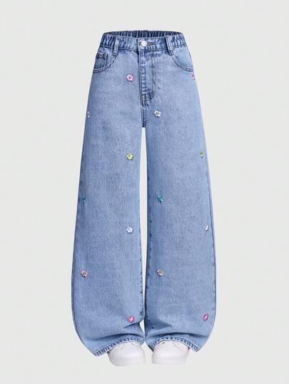 SPODNIE JEANS SZEROKIE NOGAWKI 