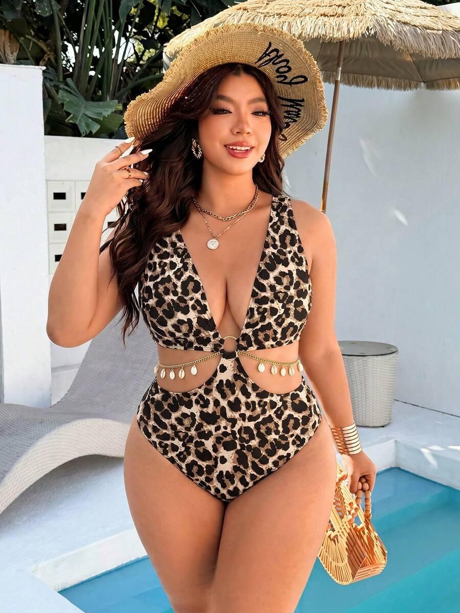 JEDNOCZĘŚCIOWY STRÓJ KĄPIELOWY ANIMAL PRINT