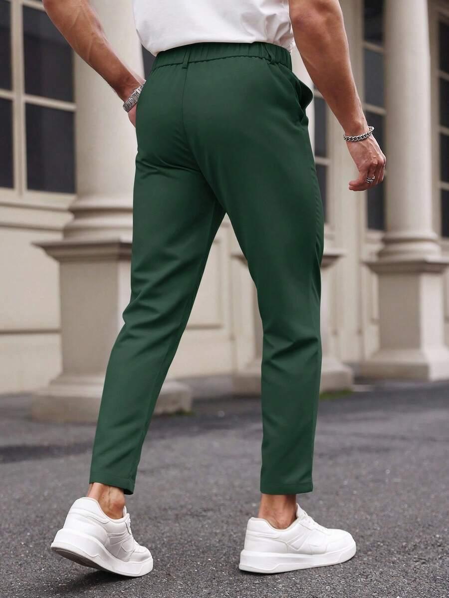 ZIELONE SPODNIE CASUAL