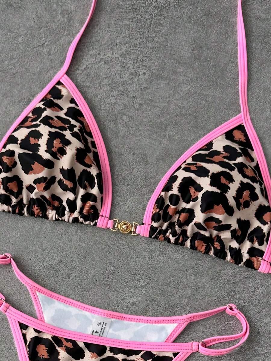 DWUCZĘŚCIOWY STRÓJ KĄPIELOWY ANIMAL PRINT