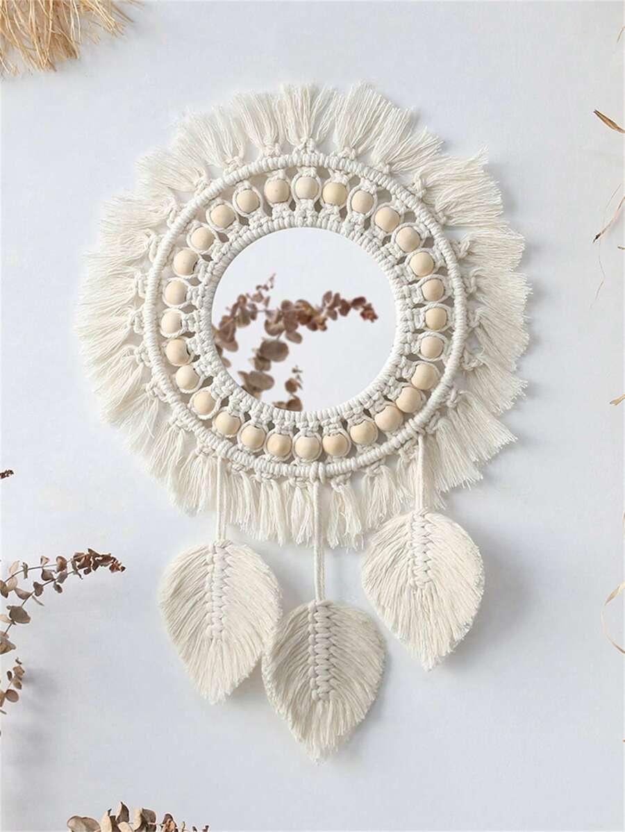 lustro ścienne boho