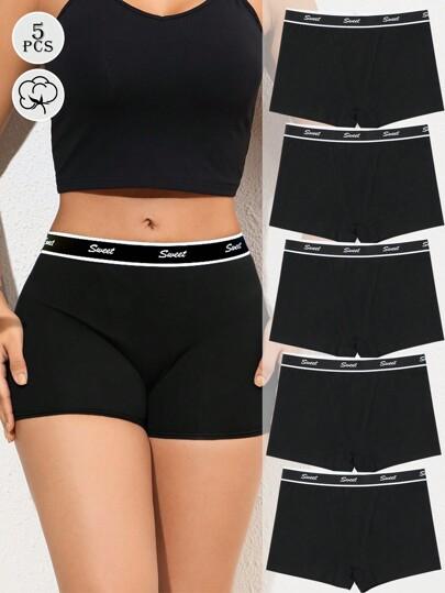 czarne majtki 5-pack