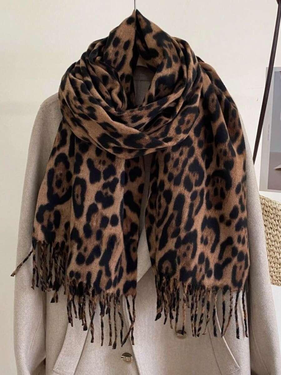 szalik wzór animal print
