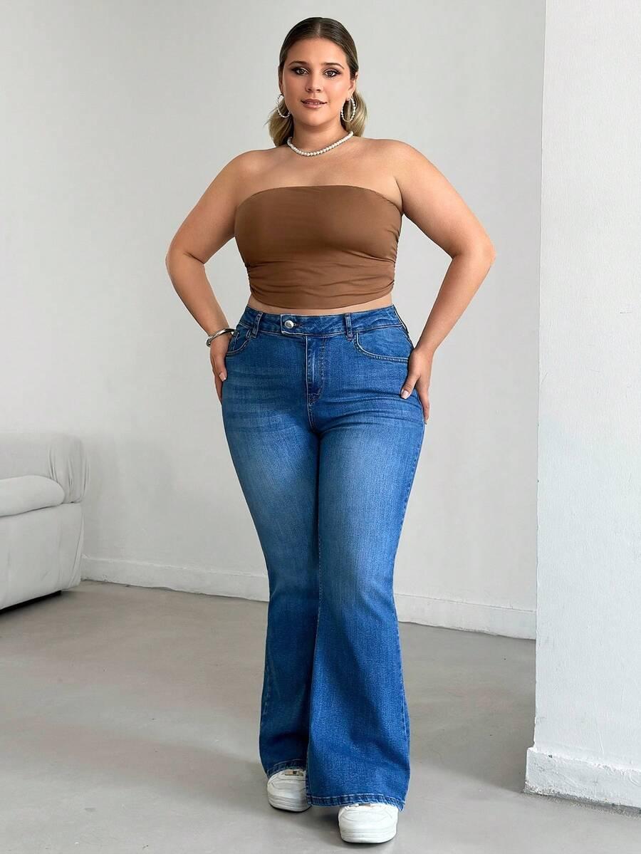 NIEBIESKIE SPODNIE JEANS