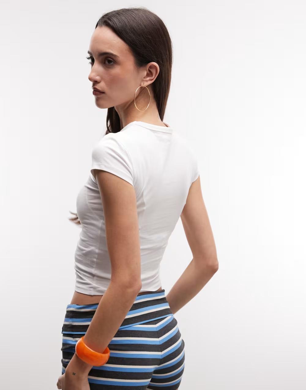 BIAŁY T-SHIRT BASIC