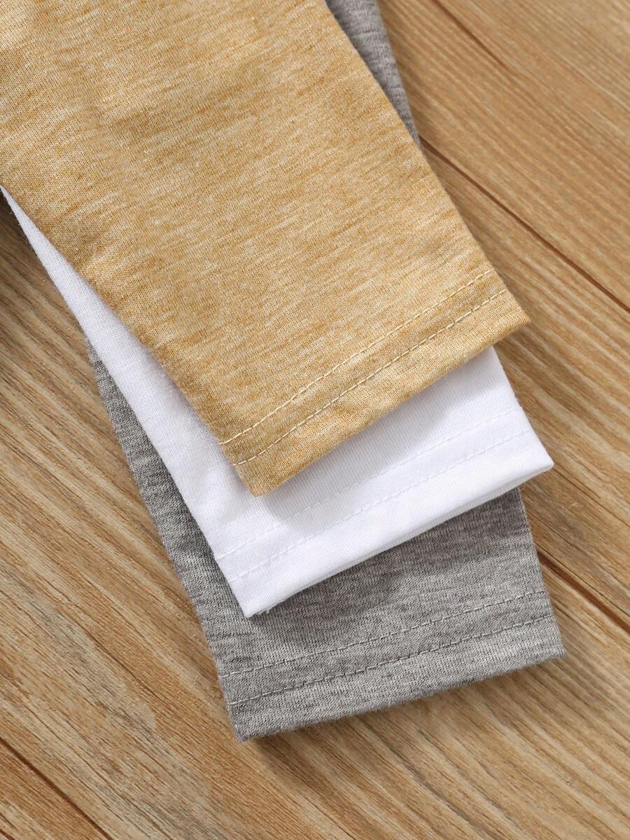 bluzka długi rękaw 3-pack