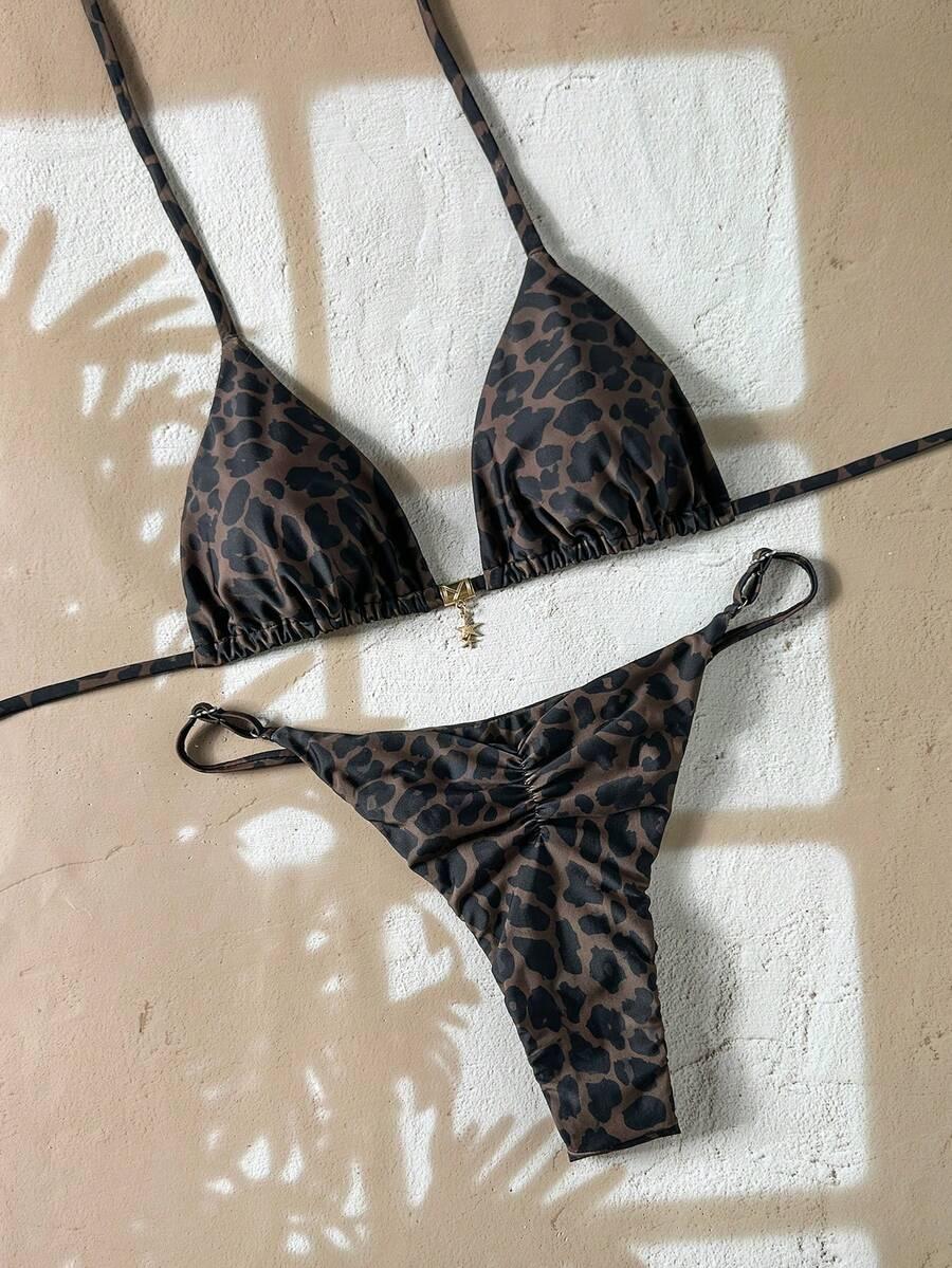 BIKINI Z NADRUKIEM W PANTERKĘ