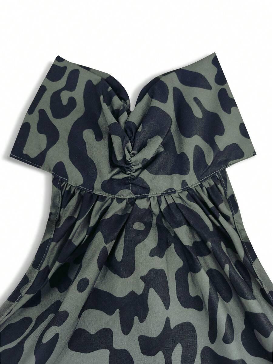 SUKIENKA MAXI ANIMAL PRINT