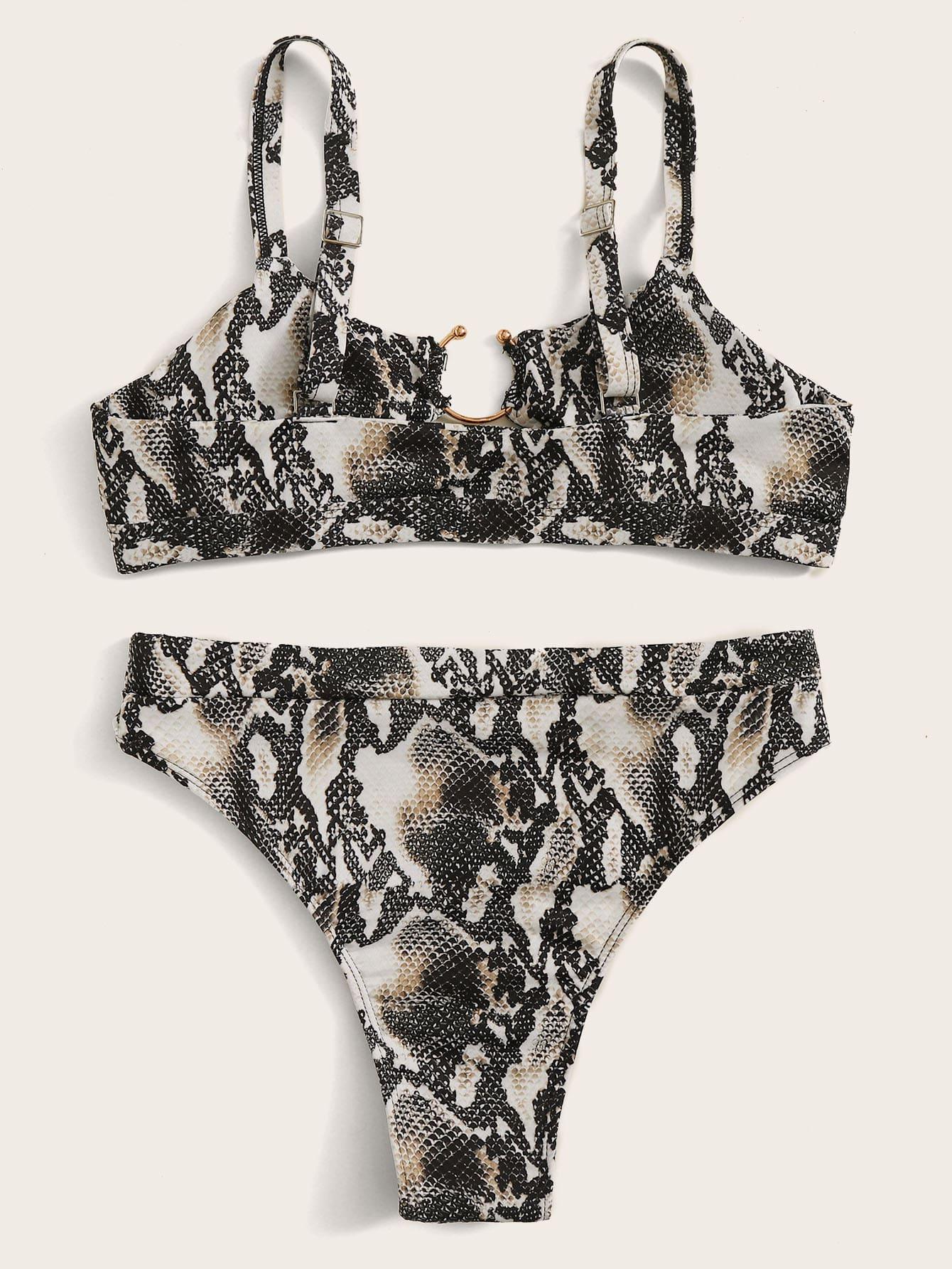 GÓRA OD BIKINI ANIMAL PRINT 
