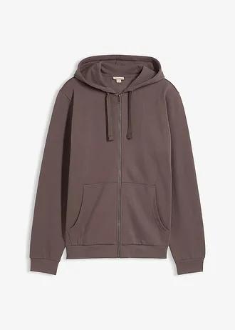 BLUZA MĘSKA PLUS SIZE BAWEŁNIANA ROZPINANA Z KAPTUREM