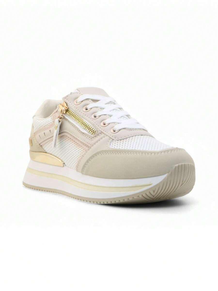 beżowe buty sportowe