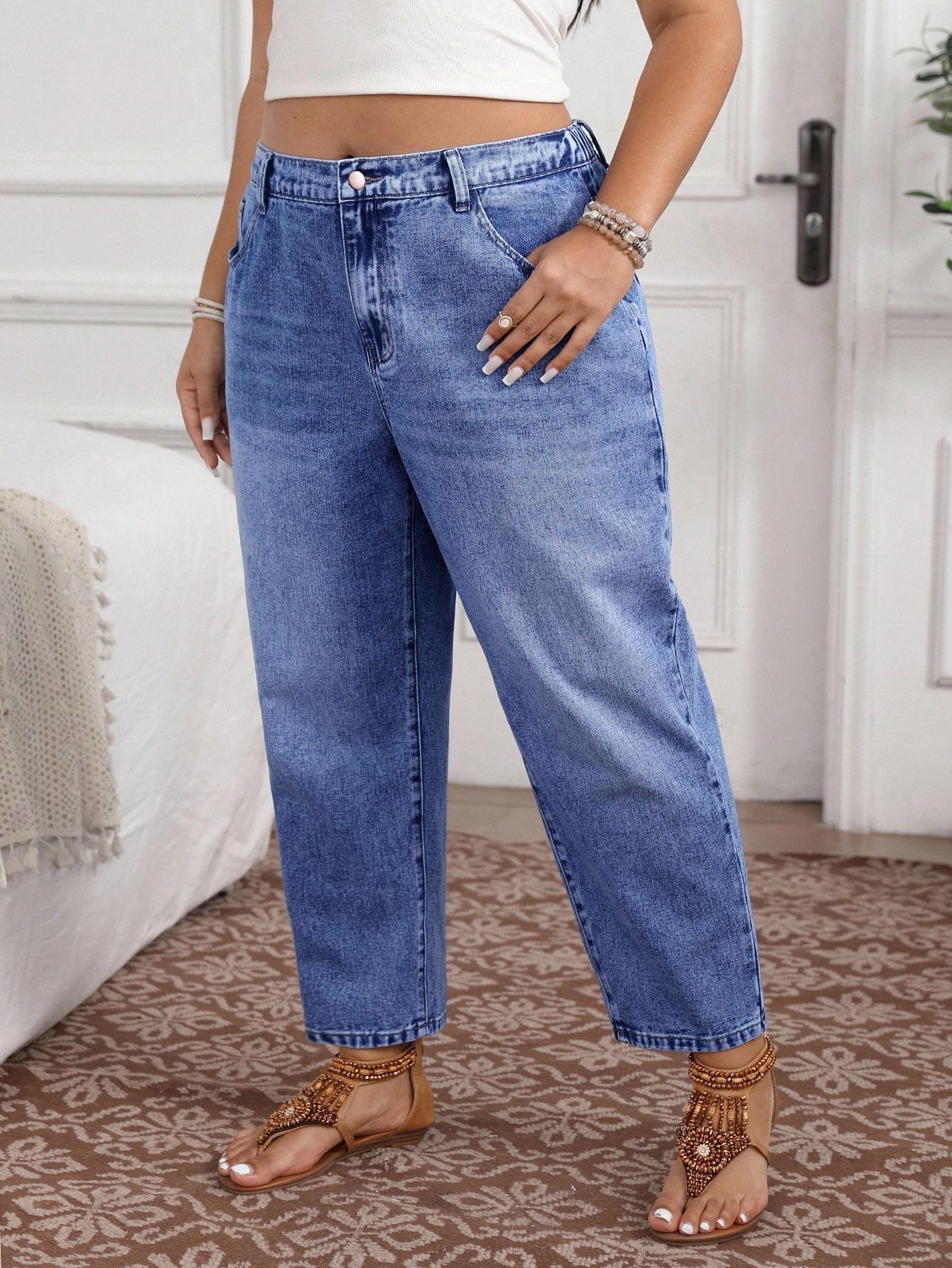 NIEBIESKIE JEANSY KIESZENIE