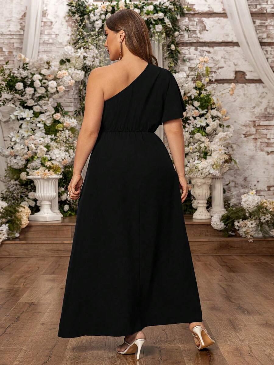 CZARNA MAXI SUKIENKA