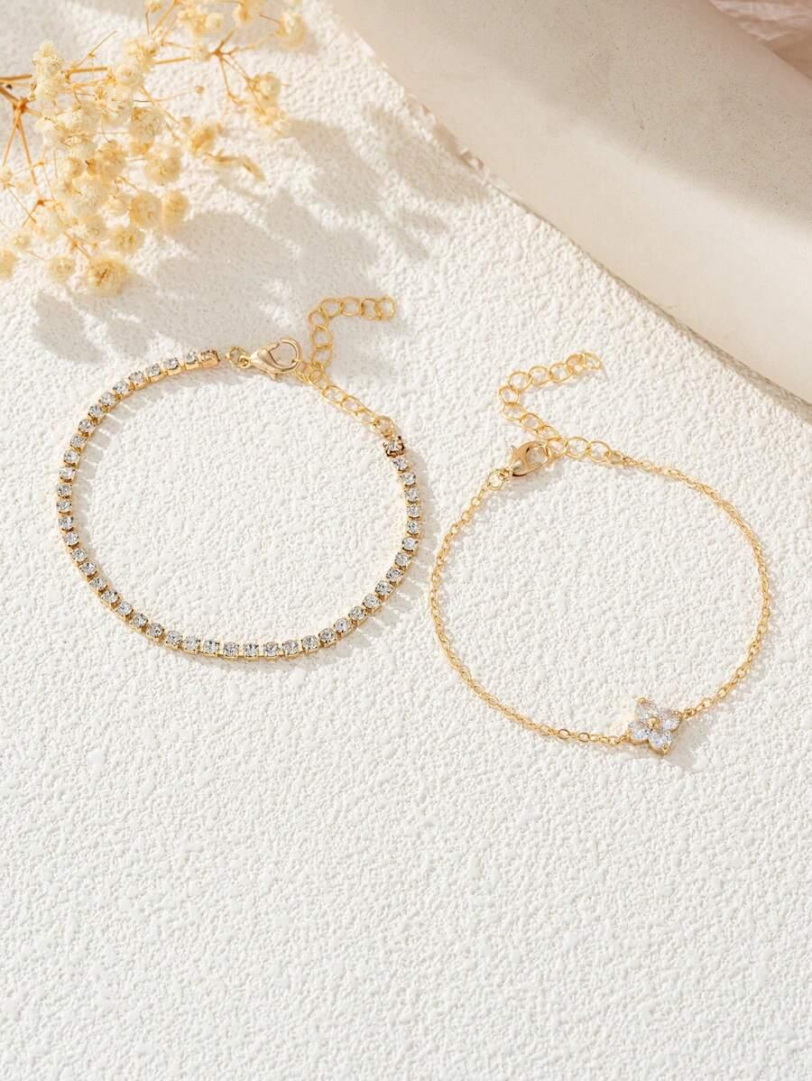 złota bransoletka 2-pack