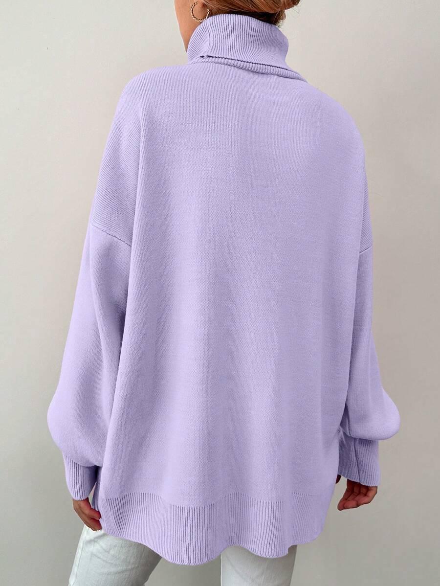 FIOLETOWY SWETER GOLF
