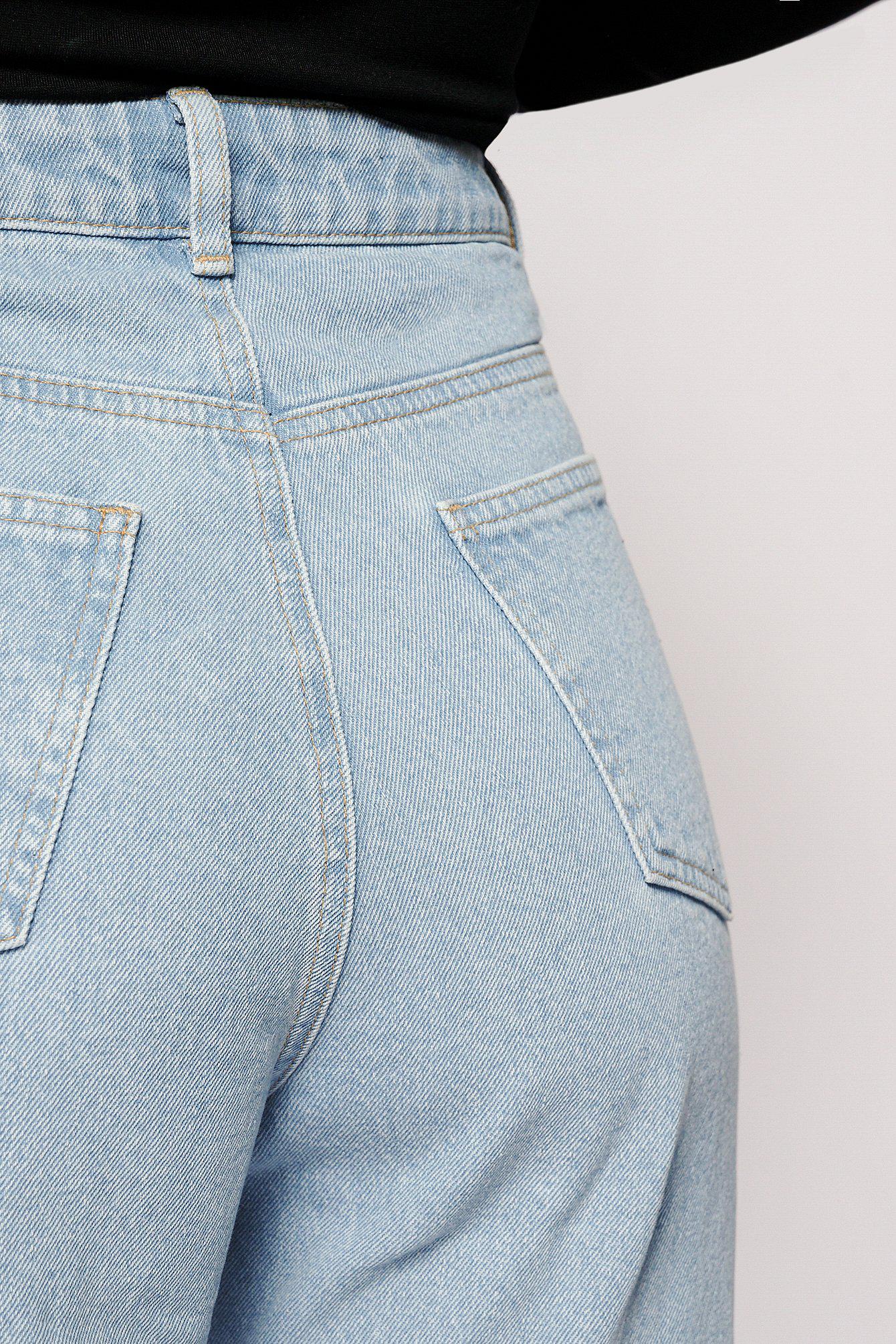 spodnie jeans wysoki stan rozcięcia