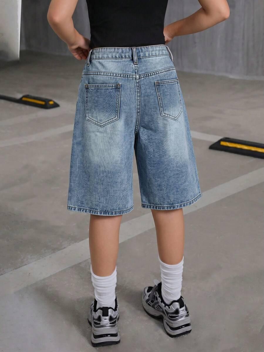 krótkie spodenki jeans
