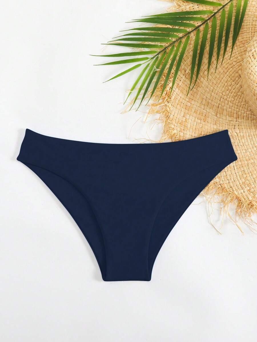 GRANATOWY DÓŁ OD BIKINI 