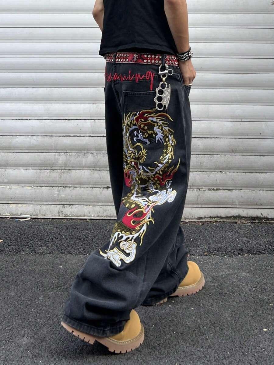 czarne spodnie jeans