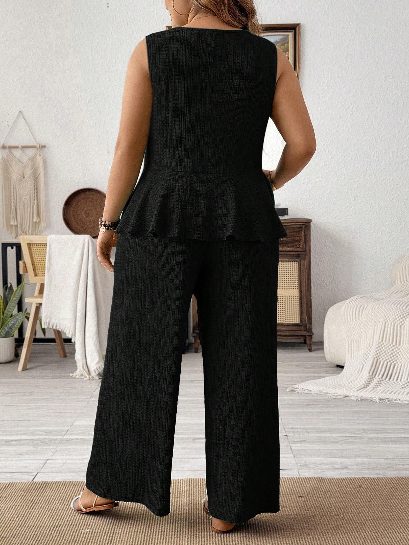 CZARNY TOP TEKSTURA