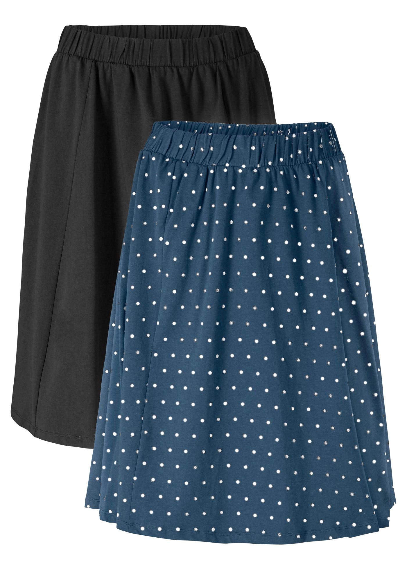 ROZKLOSZOWANA SPÓDNICA 2-PACK 